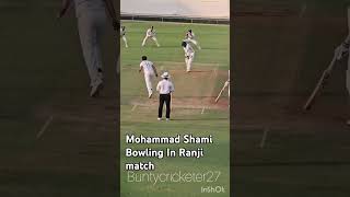 Mohammad Shami Bowling In Ranji trophy match 4 wicket cricket mohammedshami ytshots shorts [upl. by Aramit37]