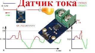 Обзор и тест датчика тока GY712 5A [upl. by Siloum]