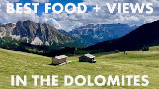 Dolomites Italy Best food amp easy hikes to alpine huts amp majestic views in the Seiser Alm amp Seceda [upl. by Seabury93]