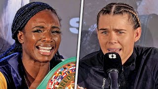 BEEF Claressa Shields vs Savannah Marshall • FULL FINAL PRESS CONFERENCE • Sky Sports Boxing [upl. by Niu808]