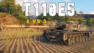 World of Tanks T110E5  9 Kills 109K Damage [upl. by Haerle]