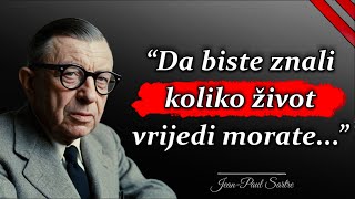 JeanPaul Sartre Citati  Odbijanje Nobelove Nagrade i Filozofska Mudrost [upl. by Didi72]