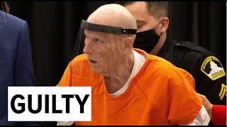 Golden State Killer Joseph DeAngelo pleads guilty to multiple charges in Orange County  RAW [upl. by Ahcrop]