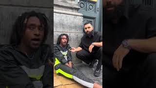 Abdellatif from ethopie is homeless in Brussel but when he recite the Quran Allahu Akbar☝🏽Part 2 [upl. by Dreddy]