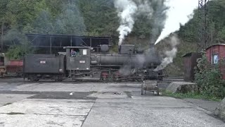 Echt stoom in Bosnië bij de Oskovamijn  Real steam in Bosnia at the Oskova Washery [upl. by Inwat]