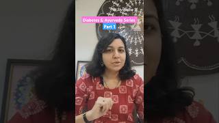 Diabetes amp Ayurveda Series  Part 1 diabetes drshraddham ayurveda shorts मधुमेह wellnesstips [upl. by Farrison]