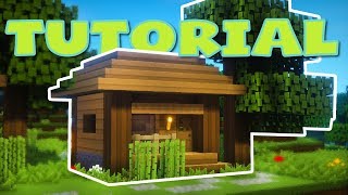 MINECRAFT  BONITA CASA PEQUEÑA DE MADERA PARA PRINCIPIANTES [upl. by Narok]