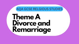 GCSE RS Theme A6 Marriage [upl. by Aisats72]