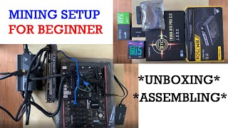 Crypto Mining Setup for Beginner with Biostar TB360BTC Pro 20 Motherboard Support up to 12 GPUs [upl. by Nerhtak]