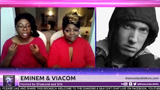 Diamond and Silk Chit Chat LIVE The Rapper Eminem Viacom Colin Kaepernick Hill amp Weinsteinl [upl. by Rohclem578]