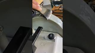 Using the Tormek T8 with the axe jig [upl. by Nylknarf]