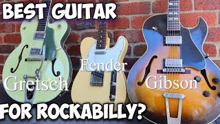 Rockabilly Guitar Shootout Fender Gretsch or Gibson [upl. by Liggett]