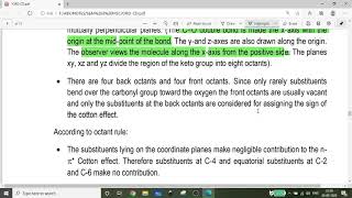 Octant Rule [upl. by Barton]