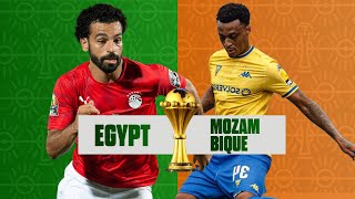 AFCON 2023 EGYPT VS MOZAMBIQUE LIVE MATCH DAY [upl. by Coppola]