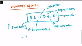 PILOCARPINE  USES ADVERSE EFFECTS ANTIDOTE  SLUDGE EFFECT PHARMACOLOGYMADEEASY [upl. by Eardnaed]