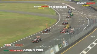 Toyota Racing Series New Zealand 2018 Race 3 Manfeild Circuit Chris Amon Restart amp Final Lap [upl. by Akeem]