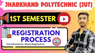 Jharkhand Polytechnic 1st sem Registration ProcessJUT Diploma Registration Process By Pawan Kumar [upl. by Enaoj]