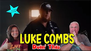 Music Reaction  First time Reaction Luke Combs  Doin This [upl. by Asenev]