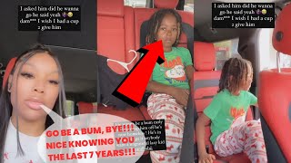 Kayla B Kicks CRYING Son OUT Of Car For Saying “Why Don’t YOU Take Out The Trash” King Von’s Nephew [upl. by Neda151]