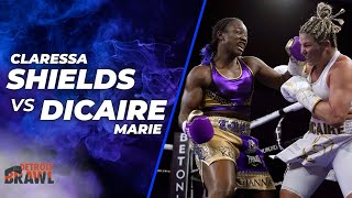 CLARESSA SHIELDS VS Marie Dicaire FULL FIGHT [upl. by Oninrutas]