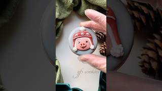 🎄Simple Christmas cookie decorating for beginners cookiedecorating christmas royalicing [upl. by Lewin]