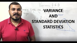 STATISTICS Variance and Standard Devation [upl. by Mickie]