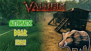 Automatic Boar Farm 🐗  Valheim 2024 [upl. by Stoughton]