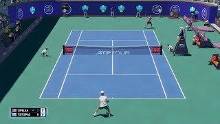 Reilly Opelka vs Stefanos Tsitsipas  ATP 20 Cincinnati Live Gameplay [upl. by Loree]