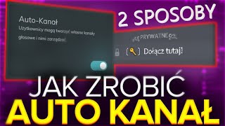 Jak zrobić AUTOKANAŁ na SERWERZE DISCORD 🤔  Poradnik Discord 2021 [upl. by Artek576]