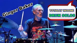 GINGER BAKER DRUM SOLO  MINDBLOWING [upl. by Ennairoc]