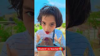 Student vs teacher 🤣 youtubeshorts ytshorts comedy mohakmeet VaishnavikumariLife [upl. by Noonberg861]