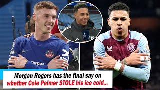 Sport News Morgan Rogers has the final say on whether Cole Palmer STOLE his ice cold celebration [upl. by Ainirtak]