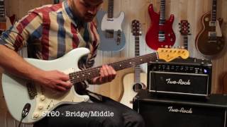 Kloppmann ST60 Pickup Demo  Dirty amp Clean [upl. by Annotahs432]