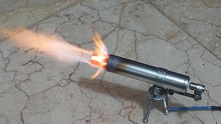 How to make a Jet torch  Making a small jet burnerwith high heat How to make a standing torch jet [upl. by Oloapnaig]