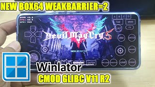 Devil May Cry 5 Winlator Cmod Glibc V11 R2 New Box64 [upl. by Kapoor]