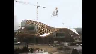 Construction of the Centre PompidouMetz museum Metz France 20062010 [upl. by Aurora]