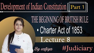 Charter Act of 1853  Constitutional Law  Beginning of British Rule  Modern History  by safiya [upl. by Mazurek510]