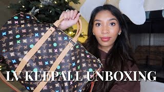 LV MONOGRAM CRAGGY KEEPALL BANDOULIERE 50 UNBOXING [upl. by Salim67]