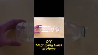 How To Make Magnifying Glass Using Bottle  DIY Magniflying glass 🔎😍 shorts viralshorts [upl. by Idnahc]