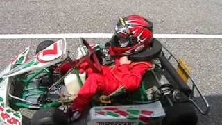 Saras first outing in her Rotax Micromax Tony Kart [upl. by Oinotnaocram]