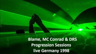 DJ Blame MC Conrad DRS  Progression Sessions live Germany 2000 [upl. by Washko]