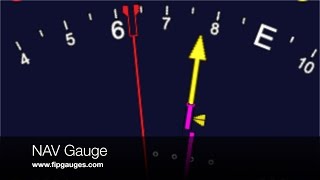 NAV Gauge  SaitekLogitech Flight Information Panel amp SPADneXt [upl. by Chill]