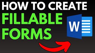 How To Create Fillable Forms In Microsoft Word [upl. by Eimot]