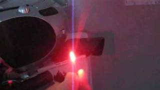 211mW Laser lighting match from 6 feet [upl. by Kelci]