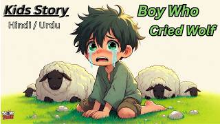 Boy Who Cried Wolf  Story in UrduHindi  Kids Animated Videos Kids Learning Stories for Kids [upl. by Ap]