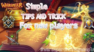 WARSPEAR ONLINE  SIMPLE TIPS OR TRICK IN WARSPEAR ONLINE GAMEPLAY [upl. by Sissie]