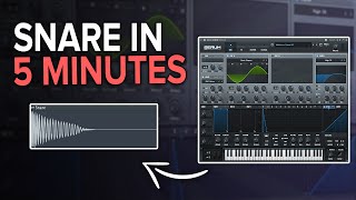 EASY WAY to MAKE a SNARE in SERUM in 5 MINUTES 🔥 Serum sound design [upl. by Adanama]