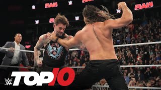 Top 10 Monday Night Raw moments WWE Top 10 Dec 16 2024 [upl. by Repard]