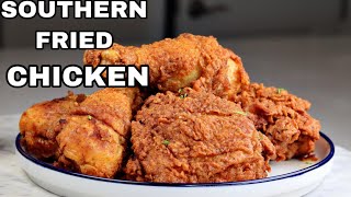 How To Make Southern Fried Chicken Crispy Fried Chicken  Buttermilk Fried Chicken Recipe [upl. by Varney655]