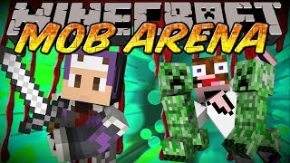 Minecraft MiniGame  MOB ARENA 17 SERVER w Deadlox [upl. by Zimmerman]